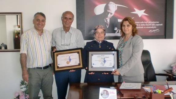 Ulusal Destek Servisi tarafından Tepeköy Ortaokulumuza Ödül