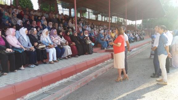 Suriyeli Gönüllü Öğretmenlere Yönelik Açılan Seminer İçel Anadolu Lisesinde Başladı.