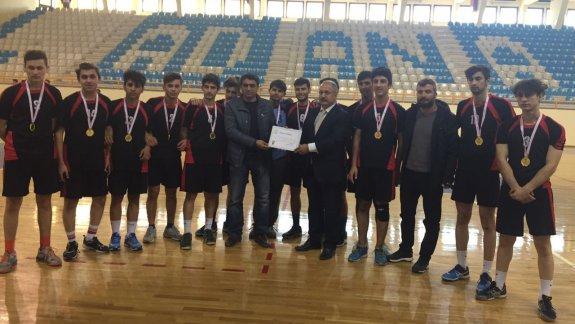 Mersin Spor Lisesi Erkek Hentbol Takımı Bölge 1.si Oldu.