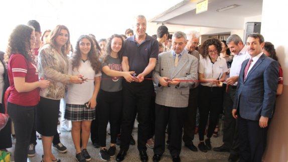 İçel Anadolu Lisesi  TUBİTAK 4006 Bilim Fuarı Açılışını Yaptı Eserlerini Sergiledi.