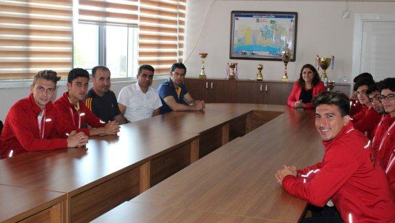 Türkiye Şampiyonları Müdürlüğümüzü Ziyaret Etti