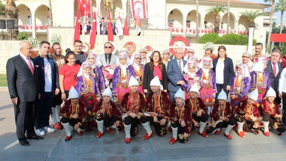 K.K.T.CNIN Kuruluş Yıl Dönümü Kutlamalarına Faris Kokulu İlkokulu Folklor Ekibiyle Renk Kattı