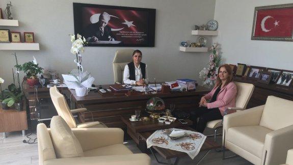 Mersin Üniversitesi Sürekli Eğitim Merkezi Müdürü Doç.Dr. Esma KADIZADE Müdürlüğümüzü Ziyaret Etti.
