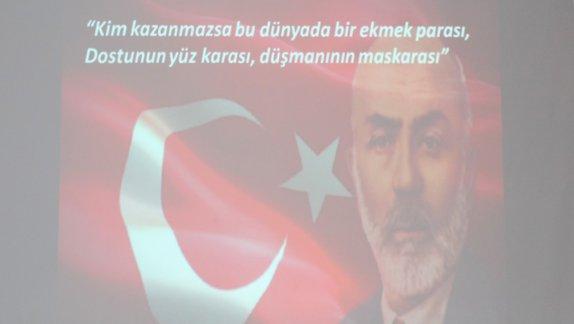İstiklal Marşımızın Kabulünün 97. Yılı ve Mehmet Akif Ersoyu Anma Töreni Yapıldı.