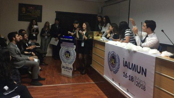 İçel Anadolu Lisesinin Düzenlediği Model Birleşmiş Milletler Konferansı (İALMUN)  Yapıldı