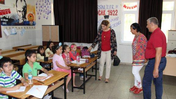 İlçe Milli Eğitim Müdürümüz Okulların Yeni Eğitim Öğretim Yılına Hazırlıklarını ve Suriyeli Öğrencilerin Telefi Eğitimlerini Yerinde İnceledi