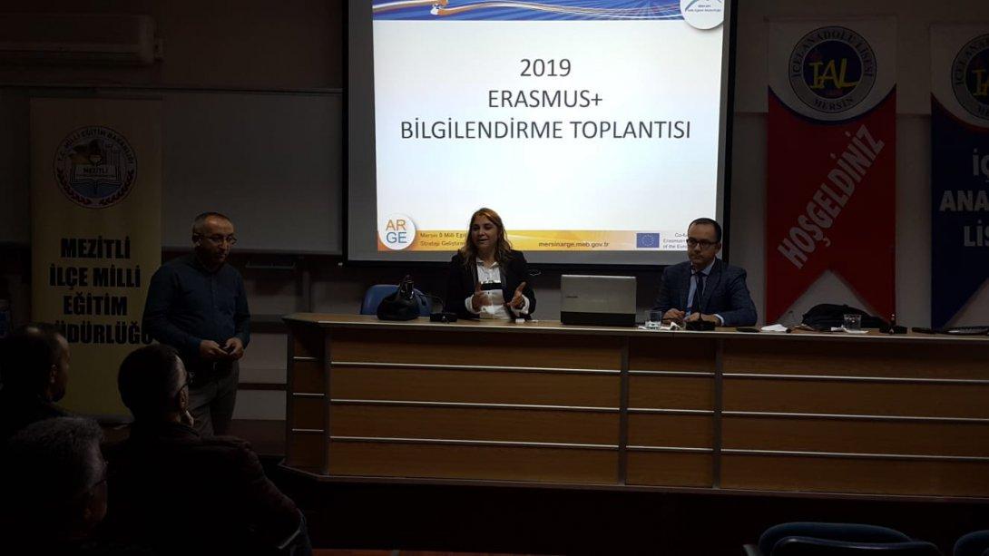 İlçemizde Erasmus+ KA1 Bilgilendirme Toplantısı Gerçekleştirildi