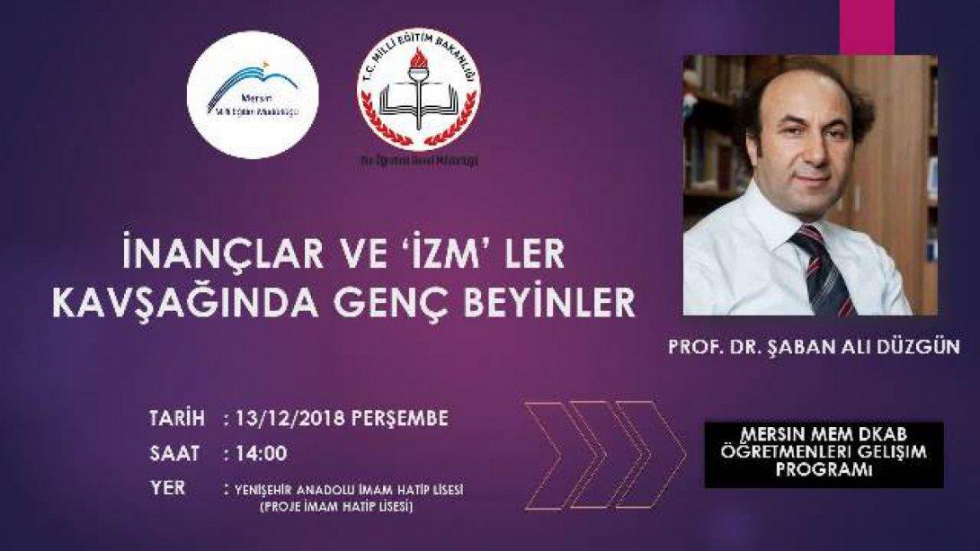 DÖGEP kapsamında Aralık Ayı etkinliği 13 Aralık 2018 Perşembe Günü Yenişehir Anadolu İmam Hatip Lisesi Konferans Salonunda yapıldı.