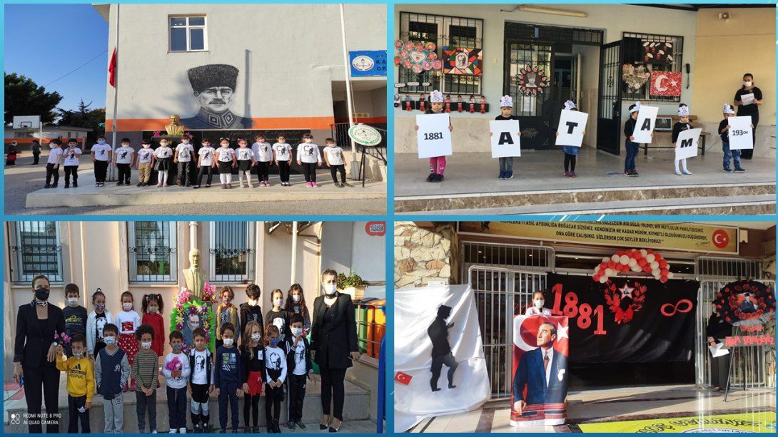 Müdürlüğümüze Bağlı Okullarımızda 10 Kasım Atatürk'ü Anma Törenleri Gerçekleştirildi.
