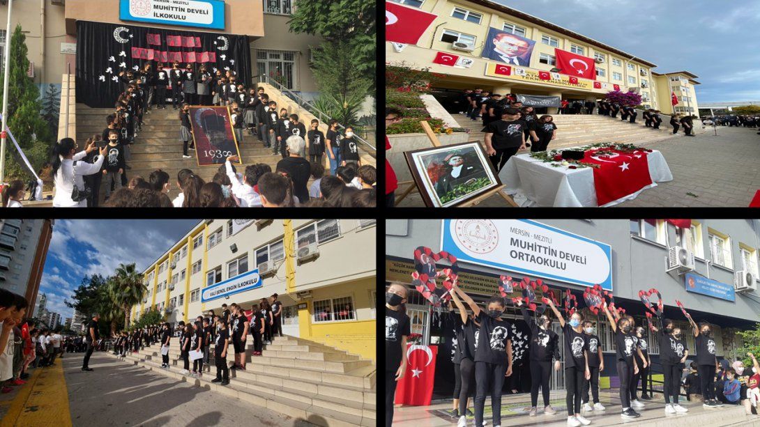 Müdürlüğümüze Bağlı Okullarımızda 10 Kasım Atatürk'ü Anma Törenleri Gerçekleştirildi.