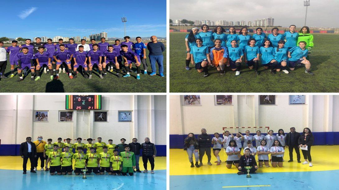 Naim Süleymanoğlu Spor Lisemiz Okul Sporları Müsabakalarında Yine Şampiyonluklar Getirdi.