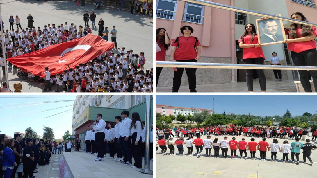 19 Mayıs Atatürk'ü Anma Gençlik ve Spor Bayramı Okullarımızda Büyük Coşkuyla Kutlandı