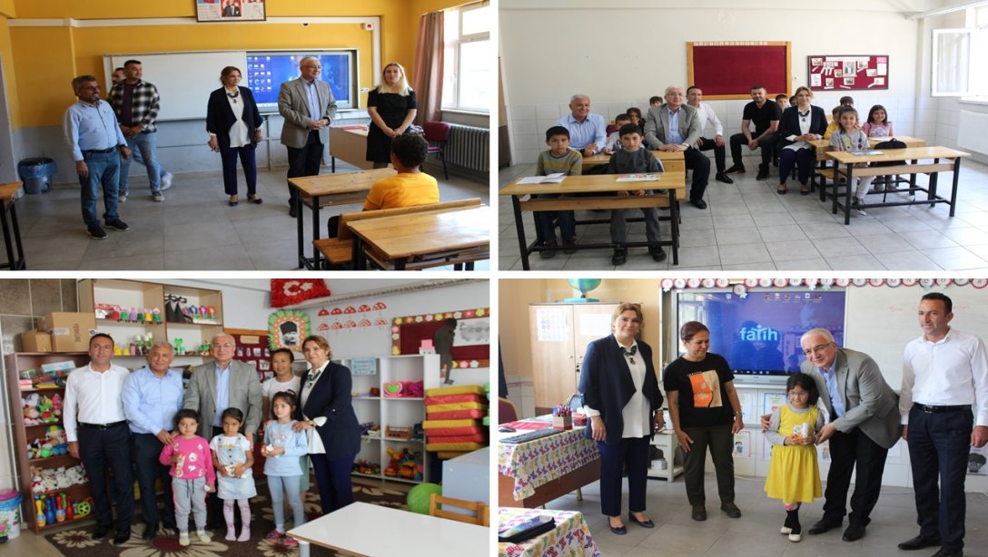 Kaymakamımız Sayın Gürsoy Osman BİLGİN ve İlçe Milli Eğitim Müdürümüz Dursun KILIÇ Okullarımızı Ziyaret Ettiler