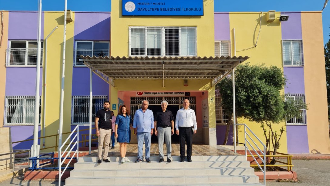 İlçe Milli Eğitim Müdürümüz Mehmet BADAS Davultepe Belediyesi İlkokulunu Ziyaret Etti