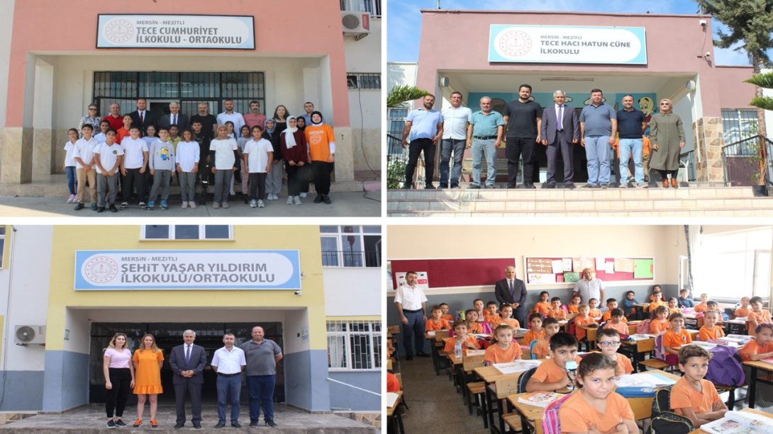 İlçe Milli Eğitim Müdürümüz Mehmet BADAS'ın Okul Ziyaretleri Devam Ediyor