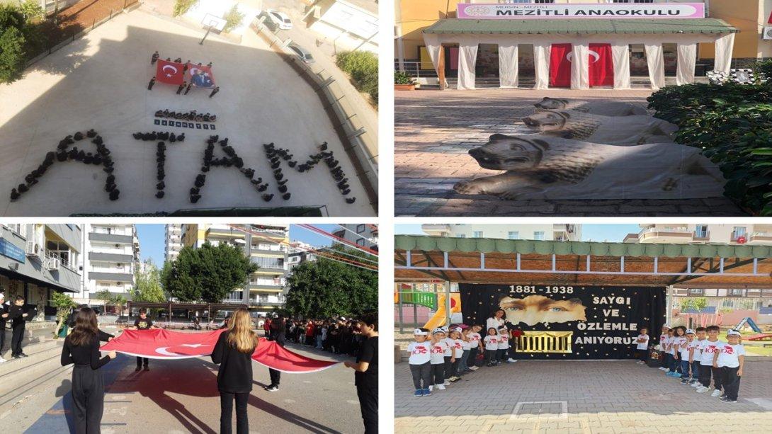 Okullarımızda 10 Kasım Atatürk'ü Anma Etkinliği Programları Gerçekleştirildi