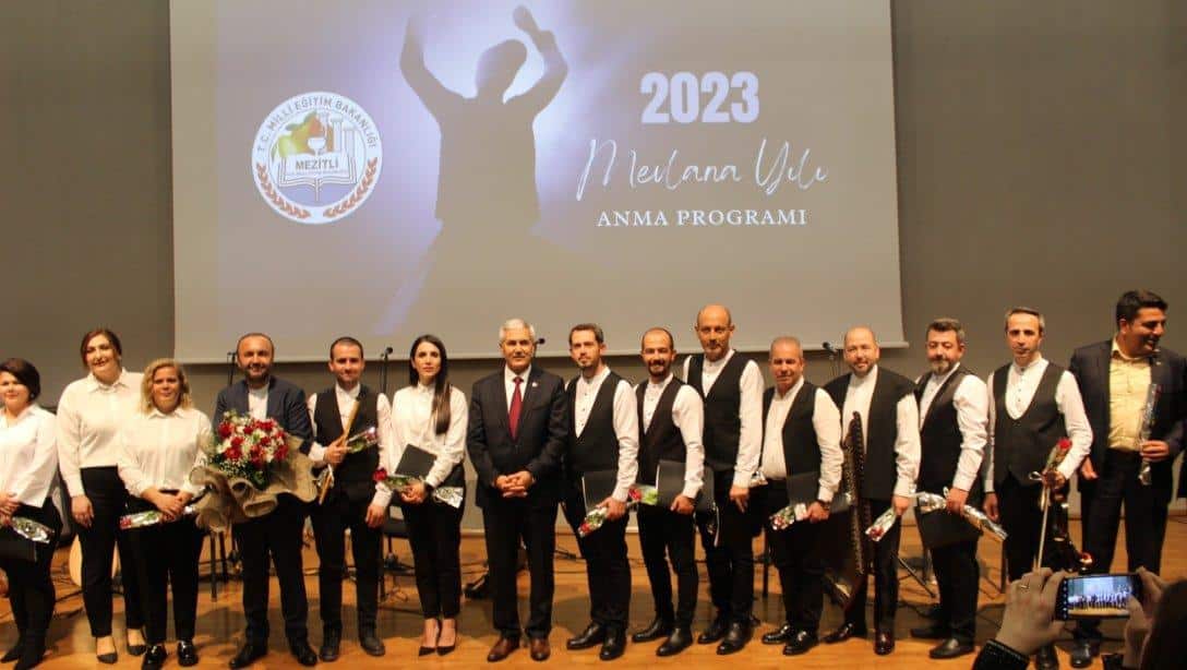 2023 Mevlâna Yılı Anma Konseri İlçe Milli Eğitim Müdürümüz Mehmet BADAS Katılımıyla Gerçekleştirildi.