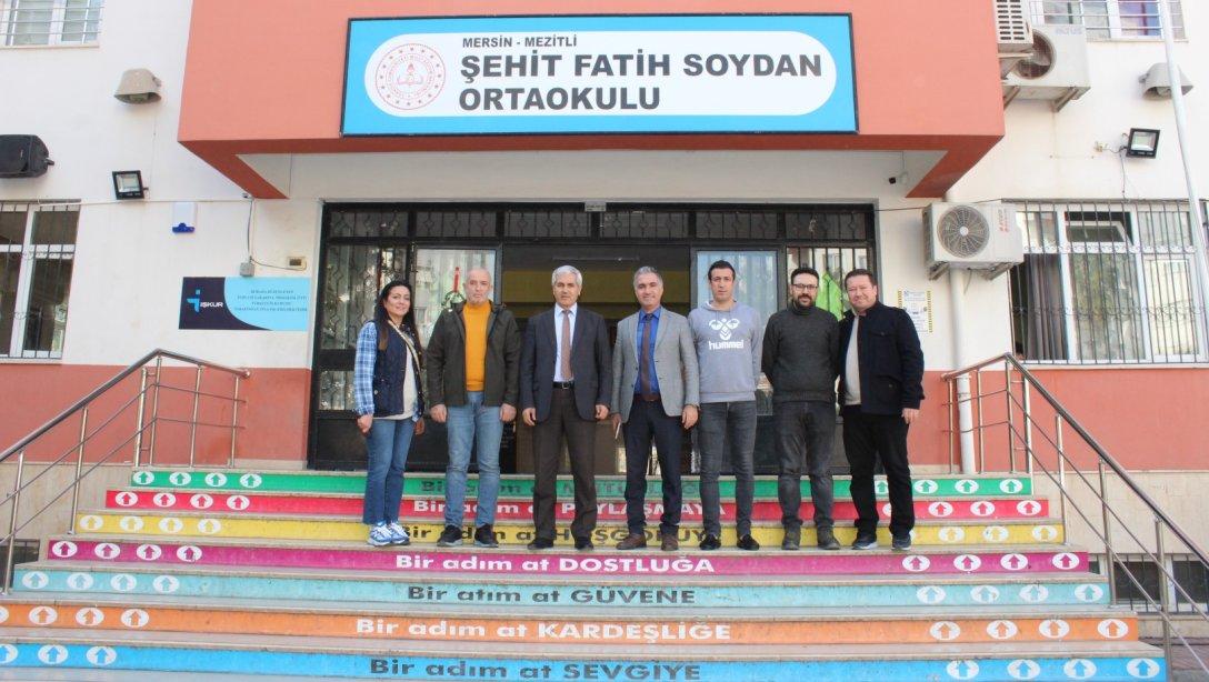 İlçe Milli Eğitim Müdürümüz Mehmet BADAS, Şehit Fatih Soydan Ortaokulunu Ziyaret Etti.
