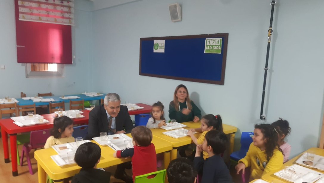 İlçe Milli Eğitim Müdürümüz Mehmet BADAS, Keloğlan Anaokulunu Ziyaret Etti.