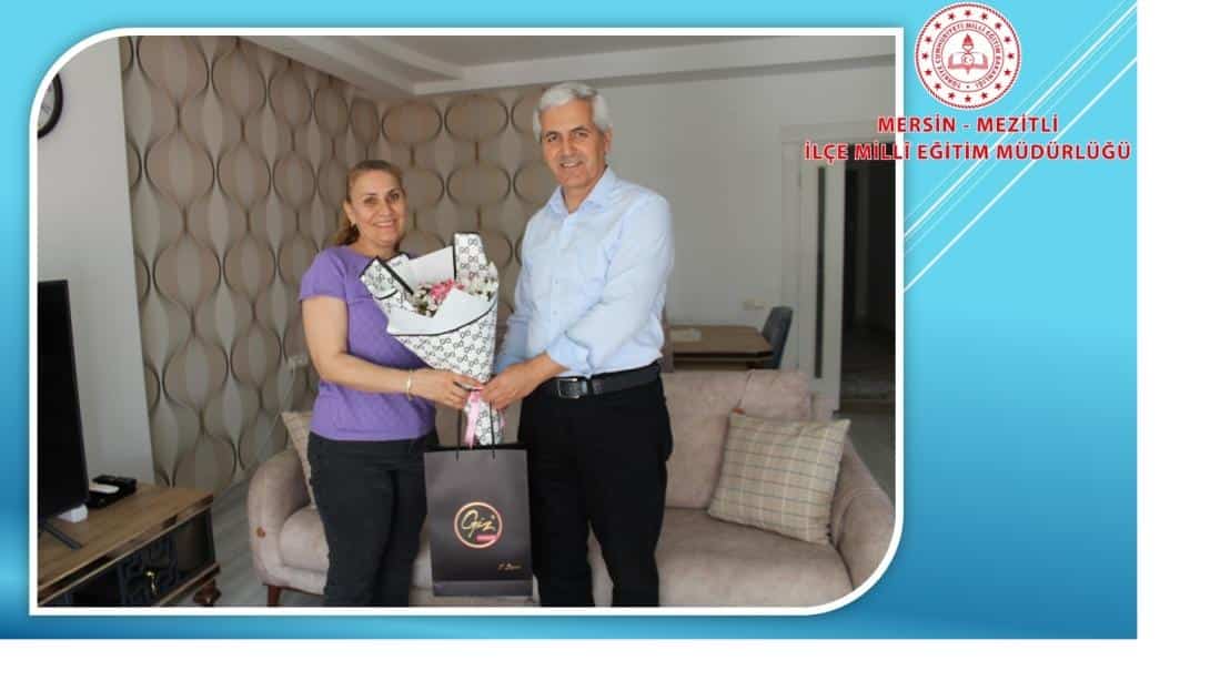 İLÇE MİLLİ EĞİTİM MÜDÜRÜMÜZ MEHMET BADAS, ŞEHİT VE GAZİ YAKININA
