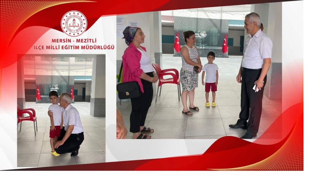 İLÇE MİLLİ EĞİTİM MÜDÜRÜMÜZ MEHMET BADAS, ZEKİ KOYUNCUOĞLU İLKOKULUNU ZİYARET ETTİ